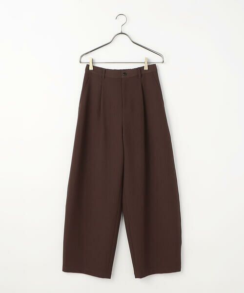 COMME CA ISM / コムサイズム その他パンツ | ポリエステルレーヨンカルゼ バレルパンツ / セットアップ対応 | 詳細23