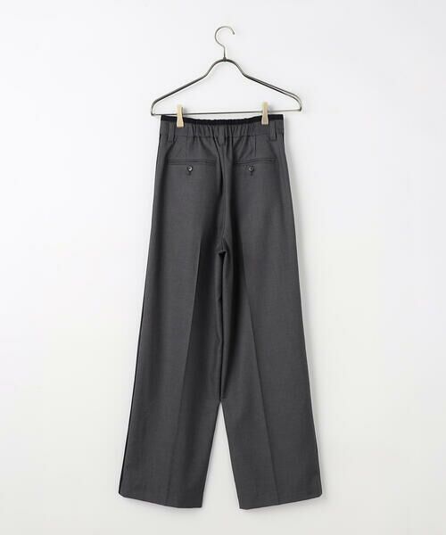 COMME CA ISM / コムサイズム その他パンツ | ウールライクツイル クラシック ワイドパンツ/セットアップ対応 | 詳細11