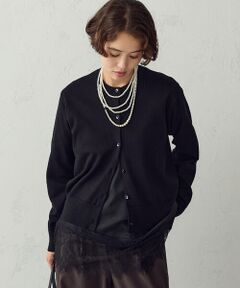 COMME CA ISM / コムサイズム カーディガン・ボレロ | 【マシンウォッシャブル】ベーシックニットクルーネックカーディガン