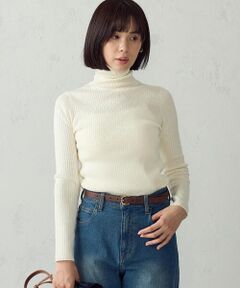 COMME CA ISM / コムサイズム ニット・セーター | 【マシンウォッシャブル】ベーシックニット リブタートルネックニット