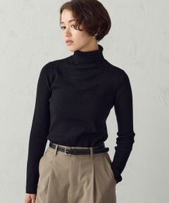 COMME CA ISM / コムサイズム ニット・セーター | 【マシンウォッシャブル】ベーシックニット リブタートルネックニット