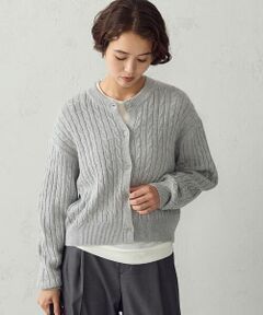 COMME CA ISM / コムサイズム カーディガン・ボレロ | ケーブル カーディガン