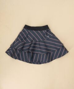 COMME CA ISM / コムサイズム ベビー・キッズグッズ | ストライプ 2段フリルスカート(ベビーサイズ)