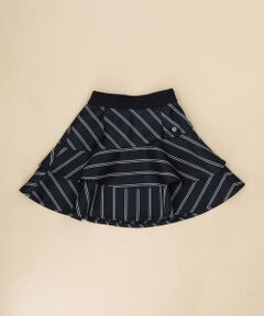 COMME CA ISM / コムサイズム ベビー・キッズグッズ | ストライプ 2段フリルスカート(ベビーサイズ)