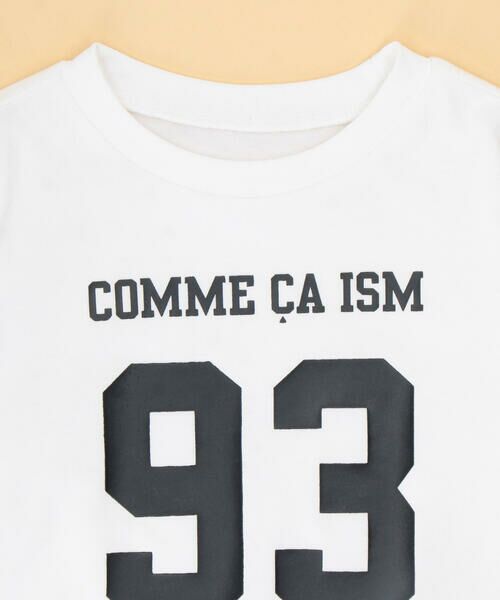 COMME CA ISM / コムサイズム ベビー・キッズグッズ | ナンバープリント フェイクレイヤードTシャツ(ベビーサイズ) | 詳細2