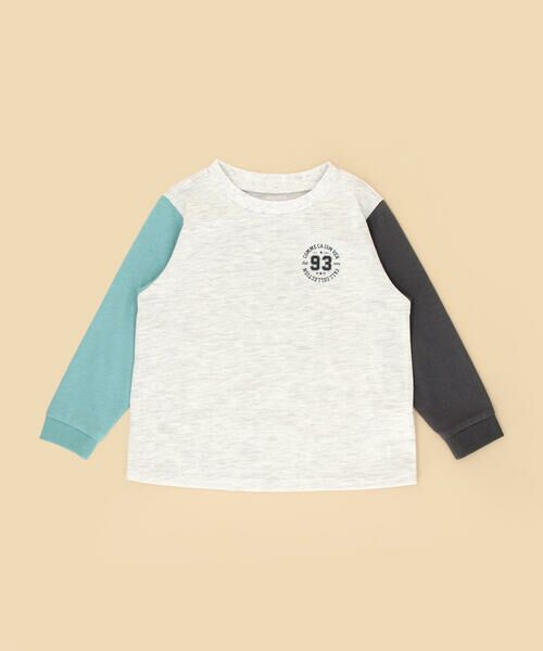 COMME CA ISM / コムサイズム ベビー・キッズグッズ | サークルプリント Tシャツ(ベビーサイズ)（オートミール）