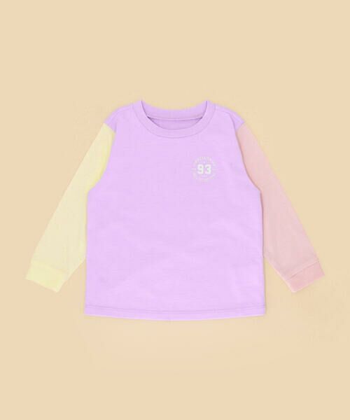 COMME CA ISM / コムサイズム ベビー・キッズグッズ | サークルプリント Tシャツ(ベビーサイズ)（ラベンダー）