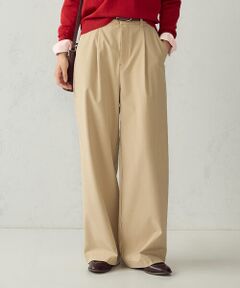 COMME CA ISM / コムサイズム その他パンツ | 【美しいベーシックパンツ】裏メッシュ ワイドパンツ
