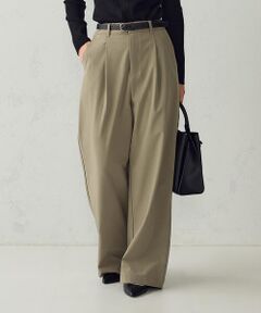COMME CA ISM / コムサイズム その他パンツ | 【美しいベーシックパンツ】裏メッシュ ワイドパンツ