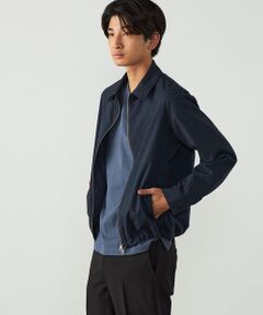 COMME CA ISM / コムサイズム ブルゾン | ウールライク グレンチェック ZIPブルゾン