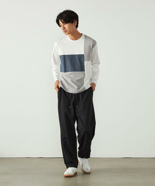 COMME CA ISM / コムサイズム その他パンツ | ダンボールニット イージーバレルパンツ | 詳細8