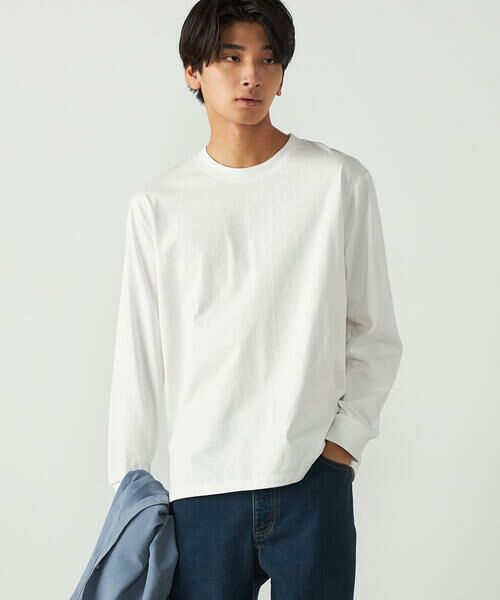 COMME CA ISM / コムサイズム Tシャツ | USAコットンTシャツ(ホワイト)