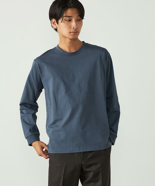 COMME CA ISM / コムサイズム Tシャツ | USAコットンTシャツ(ブルー)