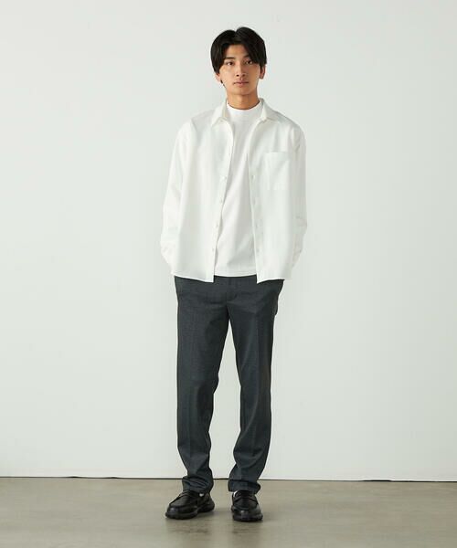 COMME CA ISM / コムサイズム Tシャツ | 【抗菌・防汚加工】モックネックTシャツ | 詳細1