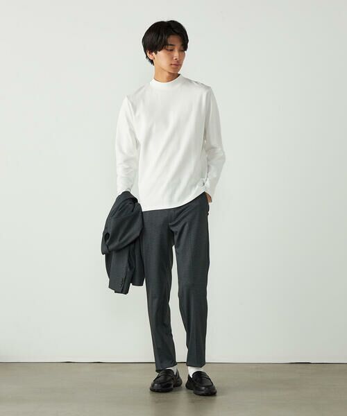 COMME CA ISM / コムサイズム Tシャツ | 【抗菌・防汚加工】モックネックTシャツ | 詳細2