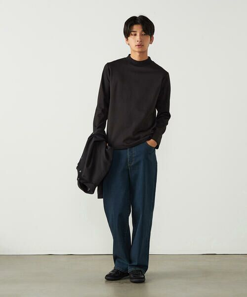 COMME CA ISM / コムサイズム Tシャツ | 【抗菌・防汚加工】モックネックTシャツ | 詳細13