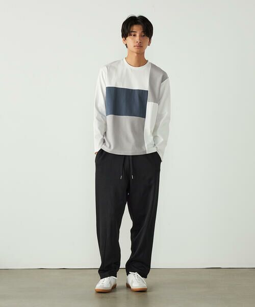 COMME CA ISM / コムサイズム Tシャツ | USAコットン デザインTシャツ | 詳細1