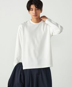COMME CA ISM / コムサイズム Tシャツ | パッチワーク風 チェックジャガードTシャツ