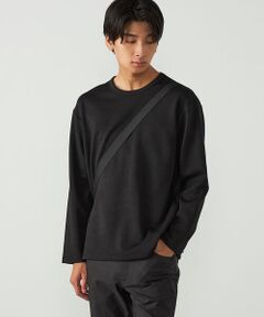 COMME CA ISM / コムサイズム Tシャツ | パッチワーク風 チェックジャガードTシャツ