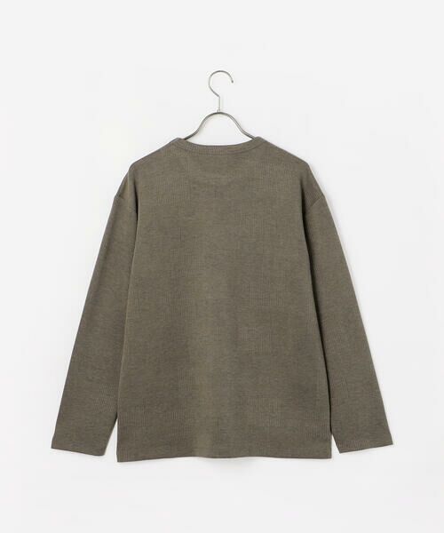 COMME CA ISM / コムサイズム Tシャツ | パッチワーク風 チェックジャガードTシャツ | 詳細26
