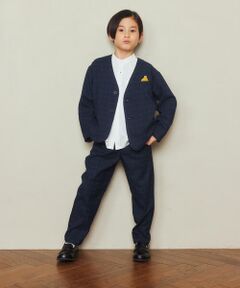 COMME CA ISM / コムサイズム セットアップ | ノーカラージャケットセットアップスーツ(110cm-130cm)