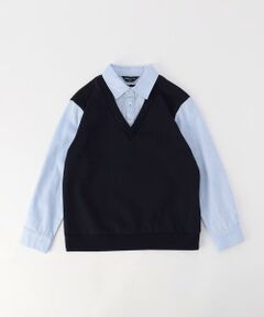 COMME CA ISM / コムサイズム シャツ・ブラウス | フェイクレイヤードシャツ (100-130cm)