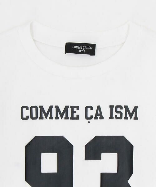 COMME CA ISM / コムサイズム Tシャツ | ナンバープリント フェイクレイヤードTシャツ | 詳細2