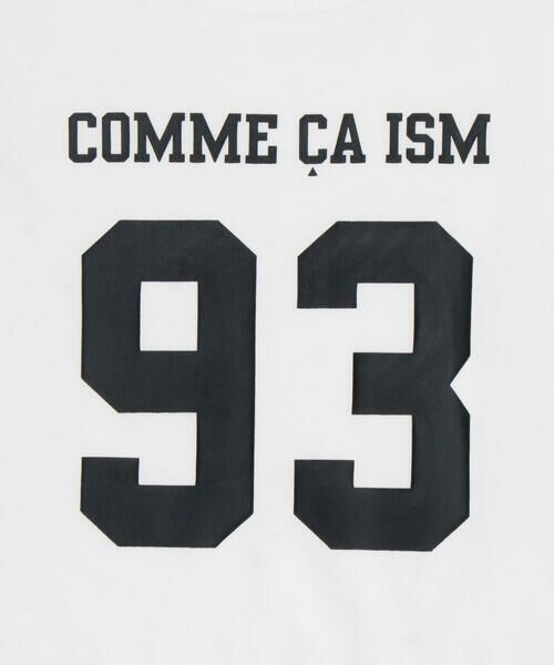 COMME CA ISM / コムサイズム Tシャツ | ナンバープリント フェイクレイヤードTシャツ | 詳細4