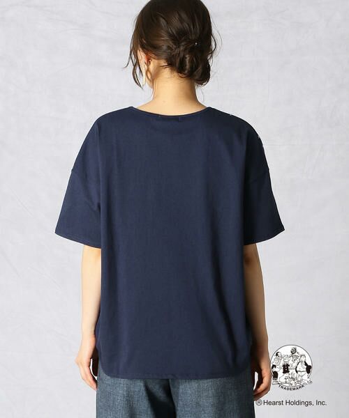 Comme ca Mature / コムサマチュア Tシャツ | OLIVE OYL(R) ドットプリント 5分袖Tシャツ | 詳細5