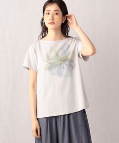 水彩タッチ　プリントＴシャツ