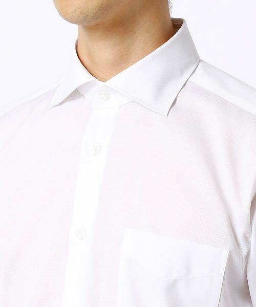 COMME CA MEN / コムサ・メン シャツ・ブラウス | 形態安定ホワイトドビーシャツ | 詳細5
