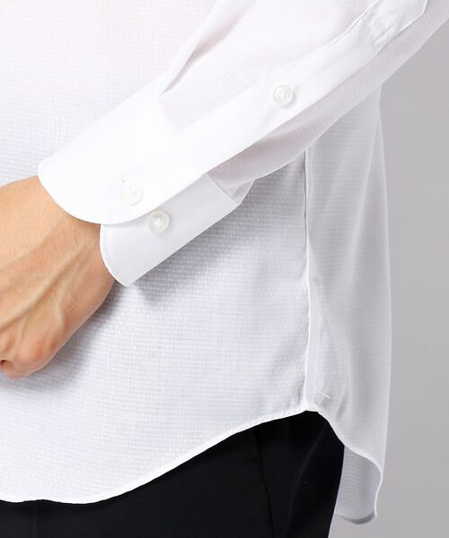 COMME CA MEN / コムサ・メン シャツ・ブラウス | 形態安定ホワイトドビーシャツ | 詳細6