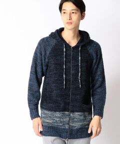 COMME CA MEN / コムサ・メン シャツ・ブラウス | カラーブロックロング丈パーカ