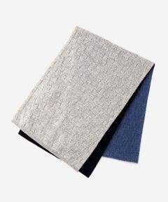 COMME CA MEN / コムサ・メン マフラー・ショール・スヌード・ストール | カシミヤブロックカラーマフラー