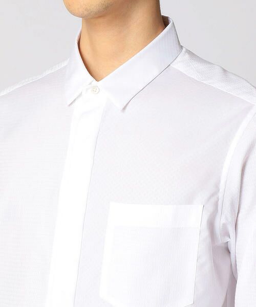 COMME CA MEN / コムサ・メン シャツ・ブラウス | ショートポイントホワイトシャツ | 詳細6