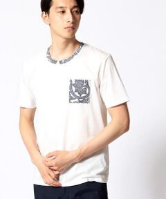 「獅子毛唐草」レーヨンジャージーＴシャツ