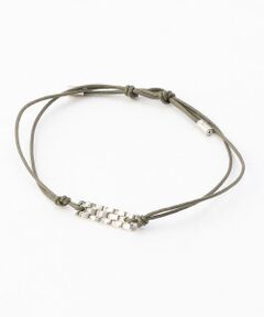 COMME CA MEN / コムサ・メン ブレスレット・バングル | 市松柄モチーフブレスレット