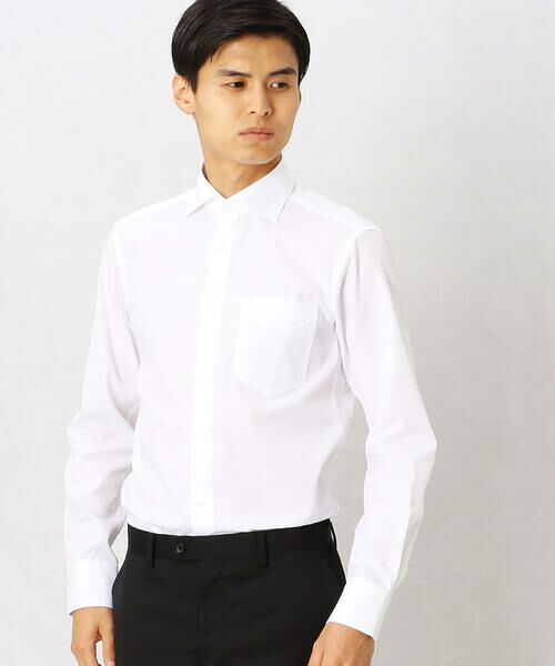COMME CA MEN / コムサ・メン シャツ・ブラウス | 形態安定ホワイトドビードレスシャツ | 詳細2