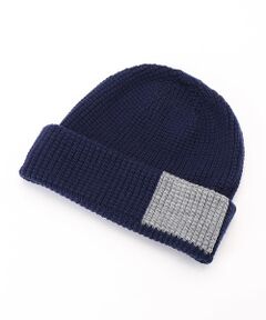 COMME CA MEN / コムサ・メン ハンチング・キャスケット・ベレー帽 | ラーべ編みラインニットキャップ