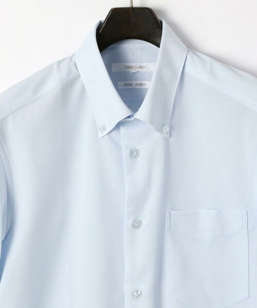 COMME CA MEN / コムサ・メン シャツ・ブラウス | コンフィールトリコット ドレス半袖シャツ | 詳細3