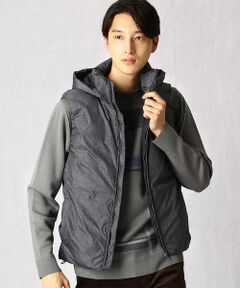 COMME CA MEN / コムサ・メン ダウンジャケット・ベスト | モナリザ　ツイードプリントダウンベスト