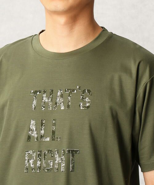 COMME CA MEN / コムサ・メン Tシャツ | メッセージTシャツ「THAT'S　ALL　RIGHT!!」 | 詳細6