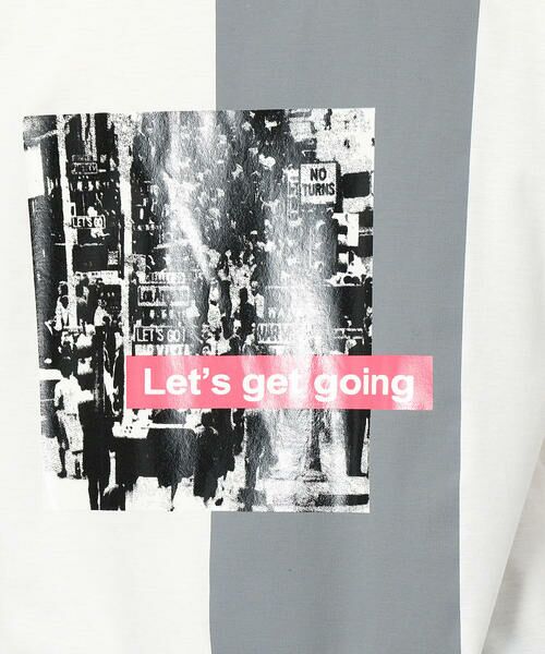 COMME CA MEN / コムサ・メン Tシャツ | 「Ｌｅｔ’ｓ get going」 プリントロングT-SHIRT | 詳細7