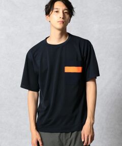 ネオンカラーニットコンビTシャツ