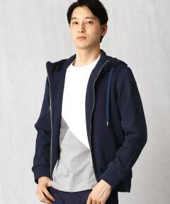 COMME CA MEN / コムサ・メン パーカー | ニットコンビ　ジップパーカー