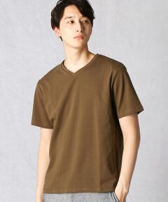 ノンステイン×ナノファイン加工　VネックTシャツ