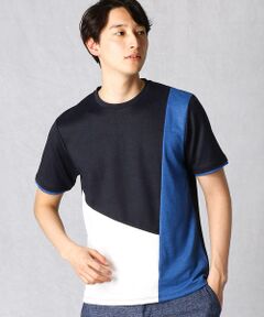 ラミー　カラーブロッキングクルーネックTシャツ