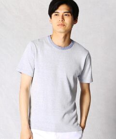 COMME CA MEN / コムサ・メン カットソー | カラーバック半袖ニットソー