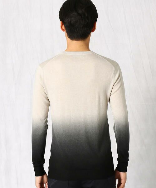 COMME CA MEN / コムサ・メン ニット・セーター | グラデーション製品染め　クルーネックセーター | 詳細4