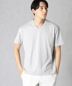 VネックTシャツ「Triporous FIBER」